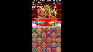 【パズドラ】ヘラウルズ降臨！2体抜かし アヌビス×アヌビス100倍【芸術的ノーコン】