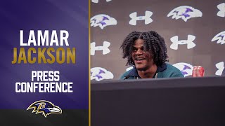 Lamar Jackson Contract Extension Press Conference | Baltimore Ravens