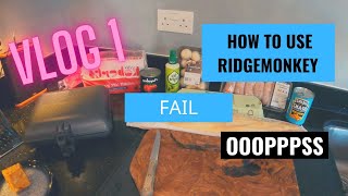 HOW TO USE RIDGEMONKEY GRILL (MASSIVE FAIL)