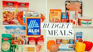 BUDGET MEALS FOR THE FAMILY TO SAVE YOU MONEY! ALDI MEALS UNDER $10 | THE SIMPLI