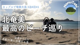 【Vlog 奄美大島#1】北奄美のビーチ巡り/やんご通りで頂く島料理とビール