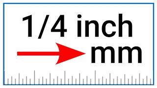 Convert 1/4 of an Inch to Millimeters
