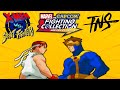 TNS Xmen vs Street Fighter Tourney (Cyclops Ryu Juggernaut Sabretooth) Marvel vs Capcom Collection