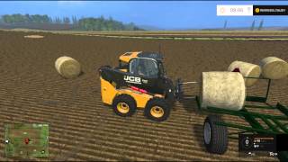 Farming Simulator 15 PC Mod Showcase: Round Bale Trailer