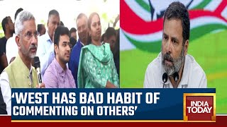 West Has Bad Habit Of Commenting On Others: Jaishankar Slams Rahul Gandhi