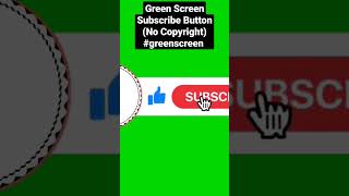 Green Screen Subscribe Button (No Copyright) #greenscreen  @AbdiBateno