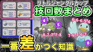 リトルジャングルカップ技回数まとめ！習得すれば爆勝ち間違いなし！【ポケモンGO】