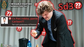 CARLSEN podstawił hetmana jak AMATOR!