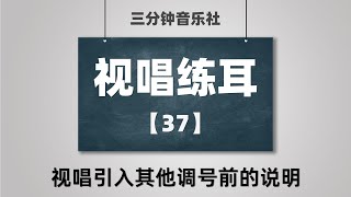 【视唱练耳】37-视唱引入其他调号前的说明