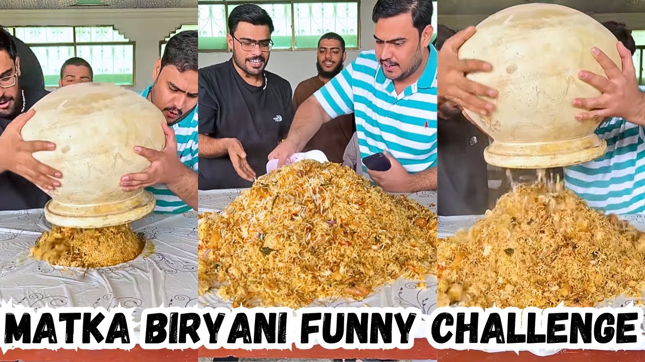 Matka Biryani Funny Challenge Youtube