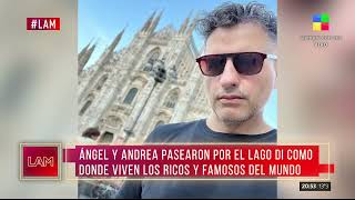 Toda la intimidad del viaje de Ángel y Andrea