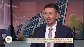 Tíz éve működik a magyar fejlesztésű virtuális erőmű program