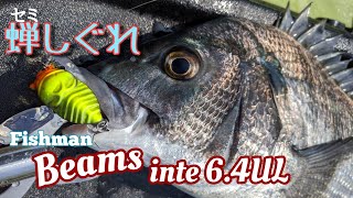 【Fishman】フィッシュマン【Beams】ビームス インテinte 6.4UL　ベイトアジングロッド　チヌトップ　「黒鯛　なでしこ　蝉しぐれ」