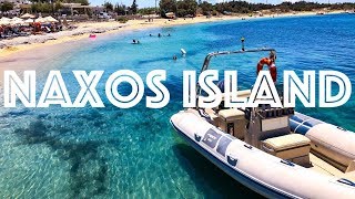 Naxos Island Port and Plaka Beach 4K