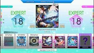 【DDR創作譜面66曲目】Dyscontrolled Galaxy EXPERT 難易度18