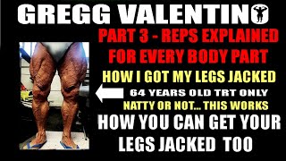 PART 3 - REPS EXPLAINED FOR ALL PARTS  #greggvalentino #bodybuilding #bodybuilder #workout #gym