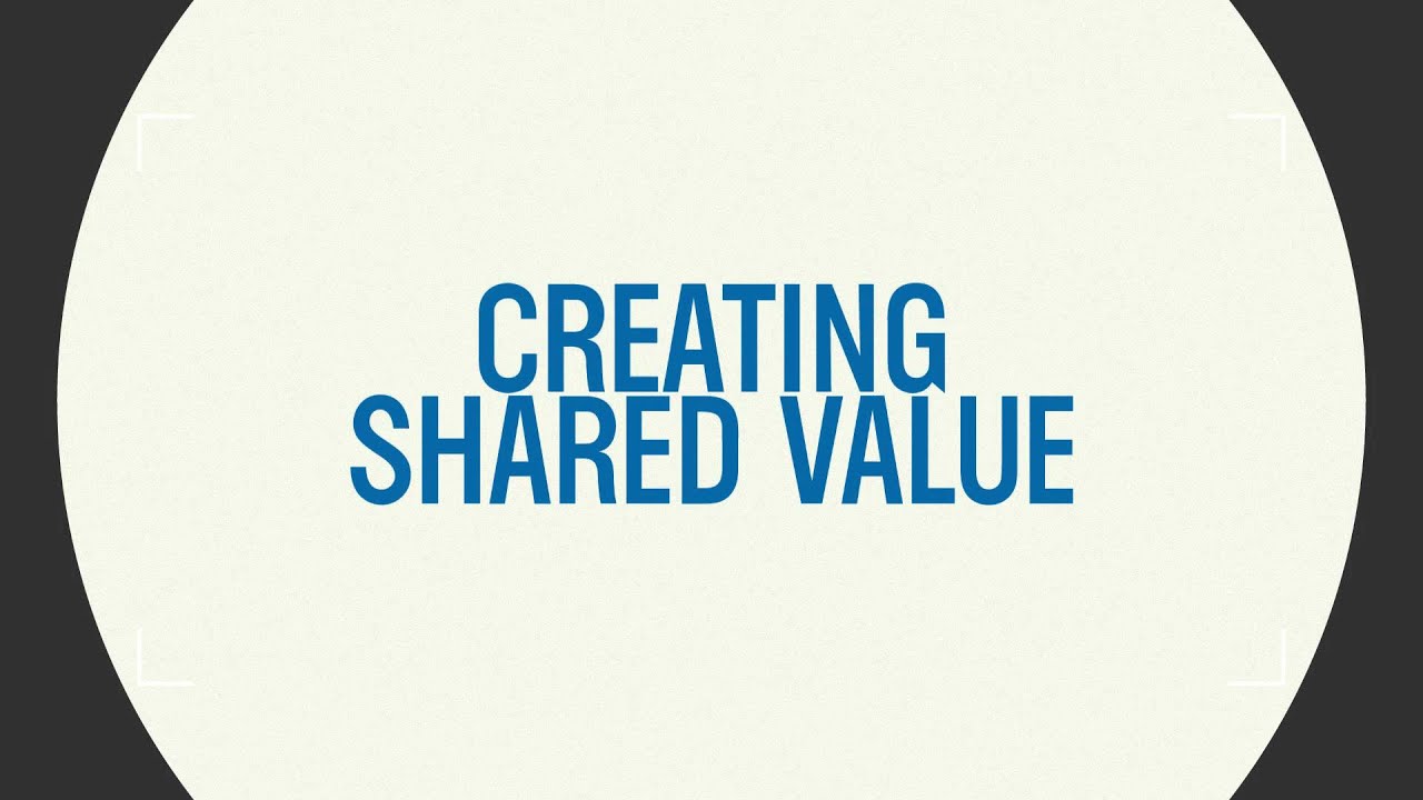 Creating Shared Value: It's The Future - YouTube