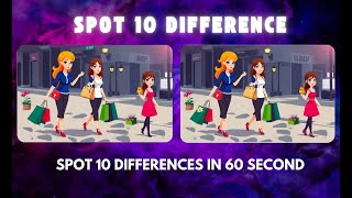 spot 10 differences in 60 second