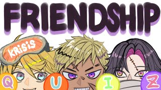 【Friendship Quiz】Do Krisis know each other?? Revenge #Krisis1Year【NIJISANJI EN | Vezalius Bandage】