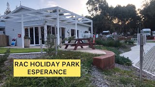 ESPERANCE RAC HOLIDAY PARK WESTERN AUSTRALIA - IN OUR RED CENTRE CARAVAN | SEPS ADVENTURES