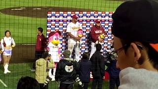 プロ野球楽天釜田とペゲーロヒーローインタビュー