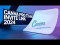 Canva Pro Team Invite Link Free || Canva Pro invite link 🔗