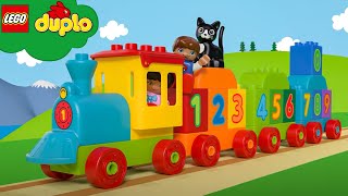 LEGO DUPLO - Learn To Count Numbers Train Songs | Learning For Toddlers | Nurser