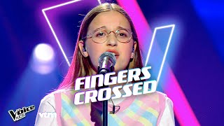 Amelie - 'Fingers Crossed' | Knockouts | The Voice Kids | VTM