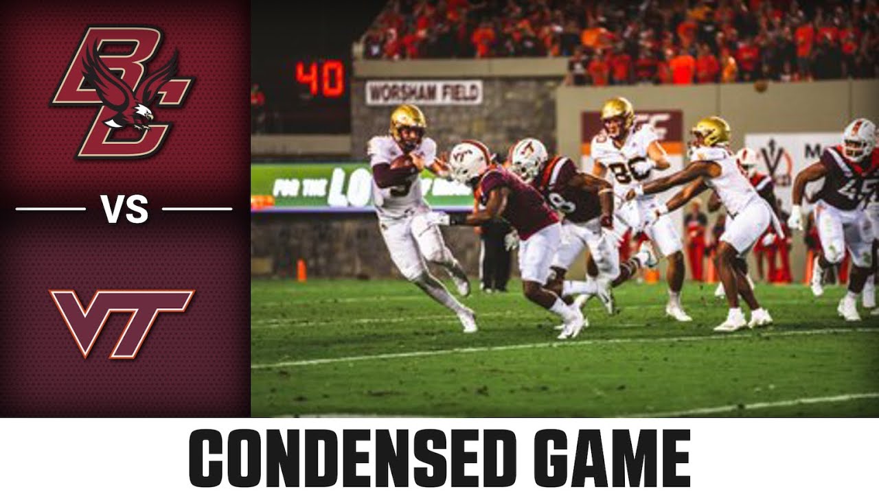 Boston College Vs. Virginia Tech Condensed Game | 2022 ACC Football ...