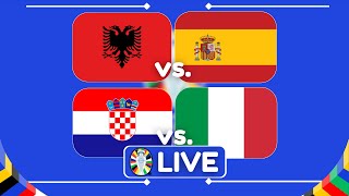 🔴EM Konferenz | Albanien - Spanien & Kroatien - Italien | EM 2024 Vorrunde | Gruppe B | Watchparty