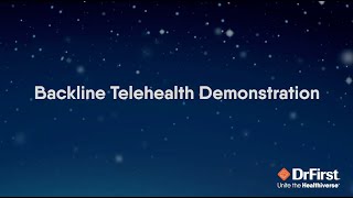 Backline Telehealth Demo and Mock Virtual Visit