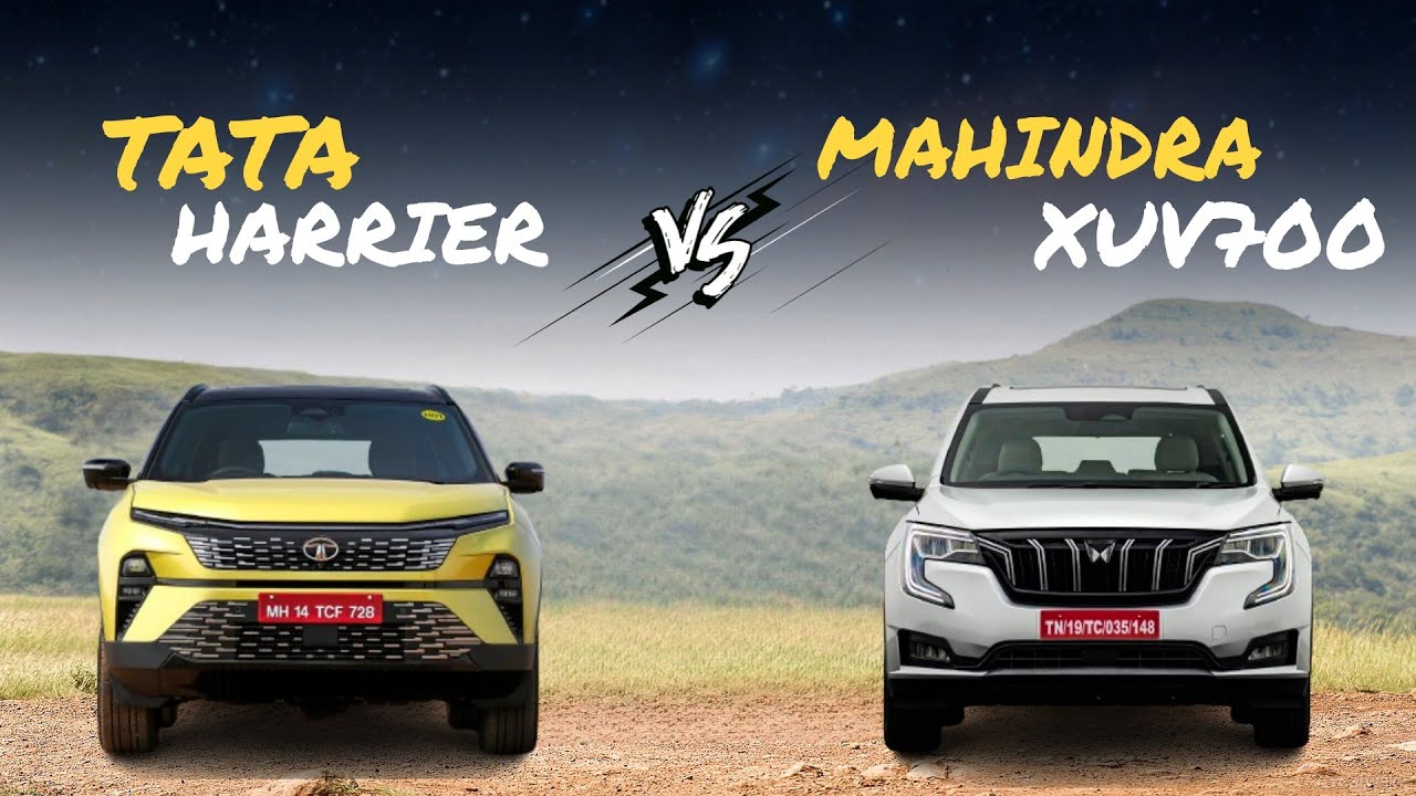 Tata Harrier Vs Mahindra XUV 700 Comparison!! - YouTube