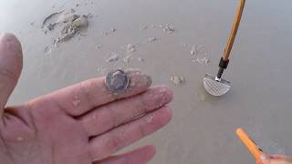 Beach Metal Detecting IDD 98 Fisher CZ 21 vs Minelab Equinox