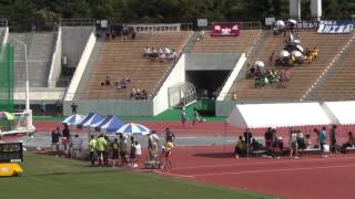 2016年愛知県高等学校新人体育大会　男子4ｘ400ｍR予選2組