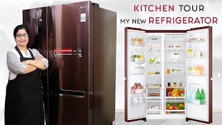 My Masala Kitchen Tour | Ep. 1 My New Refrigerator | Unboxing \u0026 Features | @LGIndia Refrigerator