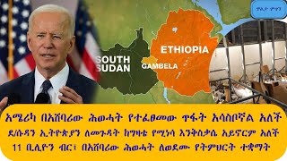 አሜሪካ በአሸባሪው ሕወሓት የተፈፀመው ጥፋት አሳስቦኛል አለች...ደ/ሱዳን ኢትዮጵያን ለመጉዳት ከግዛቴ የሚነሳ እንቅስቃሴ አይኖርም አለች (ዋልታ ምጥን)