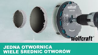 NAJLEPSZA otwornica do otworów o wielu różnych średnicach ? | wolfcraft