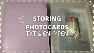 STORING PHOTOCARDS #1 ♡ txt & enhypen