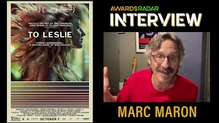 Actor/podcaster Marc Maron about talks about performances and his latest film, 'To Leslie'