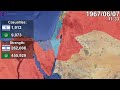 The Six Day War Every Hour using Google Earth