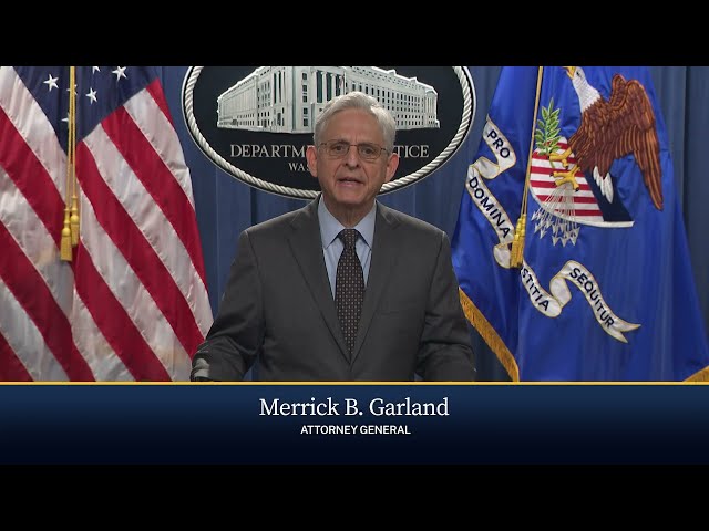 Office Of Public Affairs | Attorney General Merrick B. Garland Delivers ...