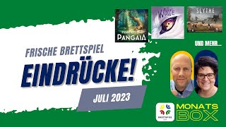 Brettspiel Monatsbox Juli 2023   gespielt - Eindrücke