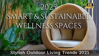 Outdoor Living Trends 2025: Smart, Sustainable & Wellness Spaces for a Stylish & Functional Retreat