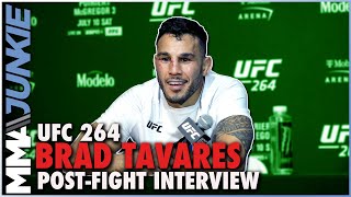 Brad Tavares puzzled by split decision score in win | UFC 264 interview