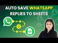 Connect WhatsApp and Google Sheets to Collect Responses