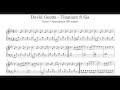 Titanium - David Guetta Ft Sia - Piano Sheet Music (Transcription)