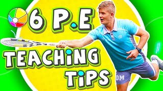 My top teaching tips for engaging & challenging P.E lessons