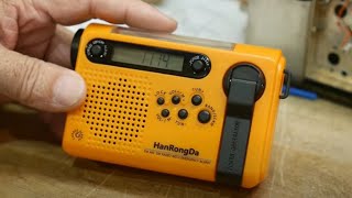 #1123 HRD-900 Emergency Solar Hand Crank Portable Radio