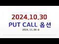 PUT CALL 옵션 코스피 c파동