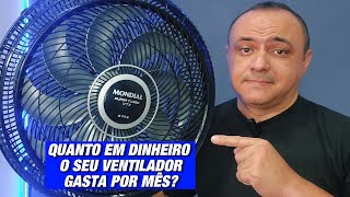 QUANTO EM DINHEIRO O SEU VENTILADOR GASTA POR MÊS? 🌬🌬